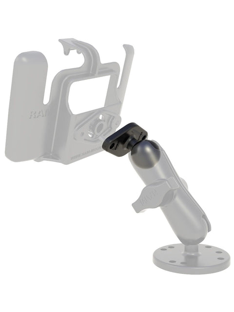 RAM Mounts Diamond-Basisplatte (Trapez) - B-Kugel (1 Zoll), 2-Loch AMPS-Lochraster WOLFWAX