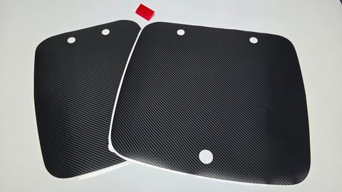 Dekorfolie Carbon für Glasabdeckung der Küche bei Hymer ML-T Exsis Modern Comfort WOLFWAX