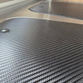 Dekorfolie Carbon für Glasabdeckung der Küche bei Hymer ML-T Exsis Modern Comfort WOLFWAX
