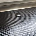 Dekorfolie Carbon für Glasabdeckung der Küche bei Hymer ML-T Exsis Modern Comfort WOLFWAX