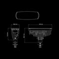 STRANDS Arbeitsscheinwerfer NUUK E-LINE BLACK R 13W - WOLFWAX - [tags]