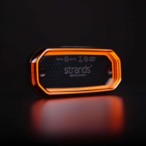 Seitenmarkierungsleuchte STRANDS FOR9T SCALE AMBER (gelb) - WOLFWAX - [tags]