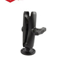 RAM Mounts Aufbau-Set - runde Basisplatte (AMPS), mittlerer Verbindungsarm, C-Kugel (1,5 Zoll) WOLFWAX