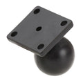 RAM MOUNTS RECHTECKIGE BASISPLATTE (AMPS) C-KUGEL (1,5 ZOLL) WOLFWAX