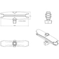 RAM Mounts Verbindungsarm mittel (ca. 154 mm) - B-Kugeln (1 Zoll) WOLFWAX
