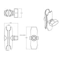 RAM Mounts Verbindungsarm mittel (ca. 94 mm) - B-Kugeln (1 Zoll) WOLFWAX