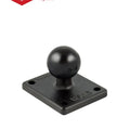 RAM MOUNTS BASISPLATTE RECHTECKIG  B-KUGEL (1 ZOLL) AMPS-LOCHRASTER WOLFWAX