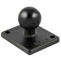 RAM MOUNTS BASISPLATTE RECHTECKIG  B-KUGEL (1 ZOLL) AMPS-LOCHRASTER WOLFWAX