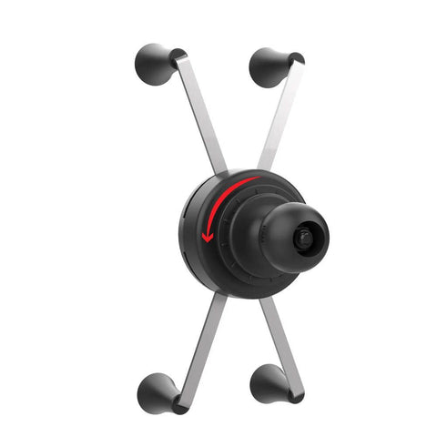 RAM Mounts X-Grip Halteklammer mit Rotation für Smartphones groß bis 114,3 mm Breite - B-Kugel (1 Zoll) WOLFWAX