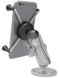 RAM Mounts X-Grip Halteklammer für Smartphones groß bis 114,3 mm Breite - B-Kugel (1 Zoll) WOLFWAX